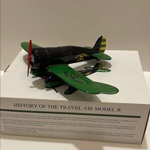 Spec Cast airplane bank. Travel Air model R John Deere.